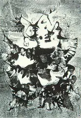 Léon Bellefleur, Rocambolesque #1\15, 1959, lithograph on paper