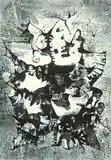 Léon Bellefleur, Rocambolesque #1\15, 1959, lithograph on paper