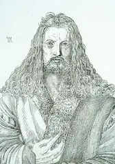 Albrecht - After Durer, Untitled - Self Portrait, wood engraving on paper