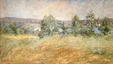 Joseph M. Kidd, On Susquehanna River, 1920, oil on canvas board