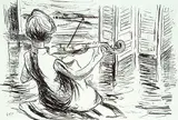 Henri Leopold Masson, The Violinist #69/70
