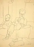 William Goodridge Roberts, Reading Party
