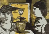 Idyll #4/23 by John Harold Thomas Snow, lithograph on paper, sold May 1999