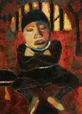 Peter Winterhalter Aspell, Untitled - Figure, 1987, oil on paper