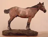 Charlie A. Beil, Untitled - Horse, hand painted sculpture