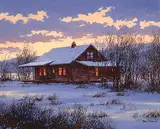 Merv Brandel, Hideaway, oil on hard board