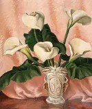 Anna Gertrude Lawson Cheney, Calla Lilies, 1939, oil on canvas
