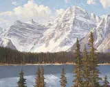 Duncan MacKinnon Crockford, Waterfowl Lake - Howse Peak