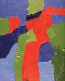 Lise Gervais, Untitled - Abstract, acrylic on canvas
