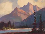 Roland Gissing, Kicking Horse River and Beaverfoot Mountain, B.C.