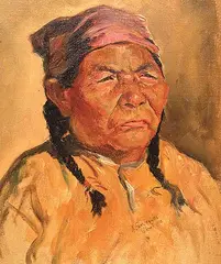 Naposis, Qu'Appelle by Nicholas Raphael de Grandmaison, 1930, oil on canvas, sold Nov 1998