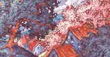 Jacques Lisée, Parfum de Pommiers, 1993, acrylic on canvas