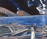 Neil Patterson, Logs on Moraine Lake