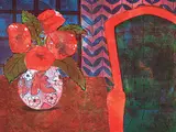 Nocturne, Red Chair #2/50 by John Harold Thomas Snow, colour lithograph on paper, sold Nov 1998