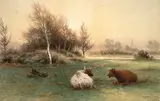 Frederick Arthur Verner, November Morning, 1898, watercolour on paper