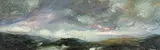 Peter Deacon, Wildcat Hills - Spring Afternoon, oil on canvas board