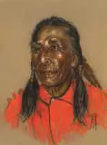 Alec John Garner, Untitled -Portrait of an Indian Elder