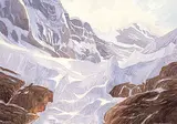 Paul F. Gauthier, Untitled - Mountain Glacier, watercolour on paper