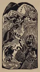 Helen West Heller, Jungle, 1930, lino block on paper