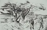 Henri Leopold Masson, Two Young Boys in Winter #69/70