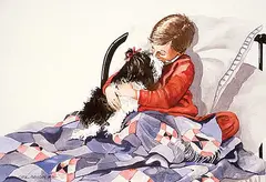 Carol Robinson, Sharing a Story, 1994, watercolour on paper