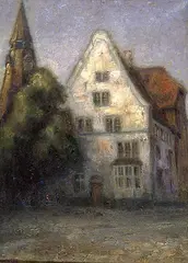 Ove Svenson, Tonder, oil on canvas