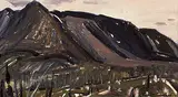 Shickshocks, Gaspesian Park by George Lorne Holland Bouchard, 1963, oil on panel, sold May 1998