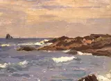 William Brymner, Coast at Louisbourg, 1914, oil on panel