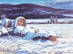 Moonlight by William Duma, 1992, acrylic on canvas, sold May 1998