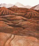 John Kenneth Esler, Kananaskis II #II/XXV, 1979, colour etching on paper