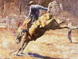 Pál Fried, Untitled - Saddle Bronc Rider