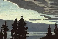 Untitled - Algoma by Lawren Harris, 1918, oil on paper board, sold May 1998