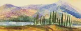 Robert Newton Hurley, Untitled - Mountain View with River