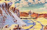 The Gravel Quarry by Illingworth Kerr, oil on canvas, sold May 1998