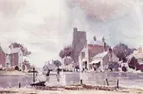 Alfred Crocker Leighton, Wet Day, Pulborough, Sussex