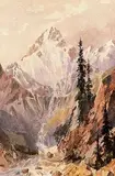 Thomas Mower Martin, Untitled - Rocky Mountain Waterfall