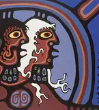 Norval Morrisseau, Split Self in Dimensional Shift