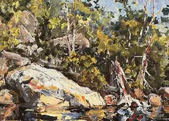 Guttorn Otto, Haliburton Summer, 1975, oil on hard board