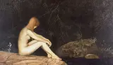 Rolf Edmund Pryne, The Pool, 1976, egg tempera on board
