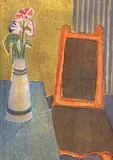Red Chair #3/21 by John Harold Thomas Snow, colour lithograph on paper, sold May 1998