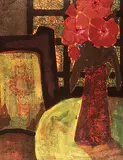 La Noche #32/50 by John Harold Thomas Snow, lithograph on paper, sold May 1998