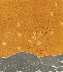 Anne Meredith Barry, Northern Patterns #5 Wilderness Garden #12/50, colour etching and relief on paper