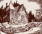Margaret Shelton, Church at Monte Creek, B.C.