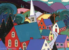 Terry Ananny, Eastern Townships, acrylic on canvas