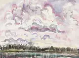 Colleen Anderson Millard, Summer at Emma Lake, 1981, watercolour on paper