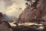 Henry Jobson Bell, On the Inver-Sutherland-shire, oil on canvas