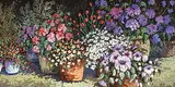 Louise P. Dussault, Les Floralies du Quebec, acrylic on board