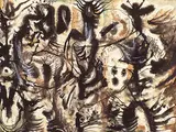Francis Michael Forster, Untitled - Abstract Forms, 1953, mixed media on paper