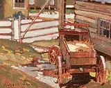Robert Genn, Red Wagon, Barkerville, B.C.