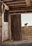 Leonard James Gibbs, Empty Barn, Latner Farm East of Edmonton